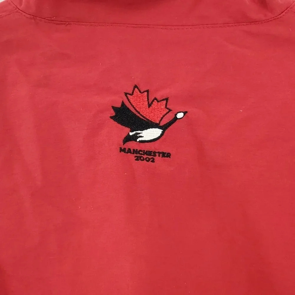 Canada 2002 Commonwealth Games Team Issue Ping Pong Jacket Vest Zellers Mens S - Picture 7 of 11